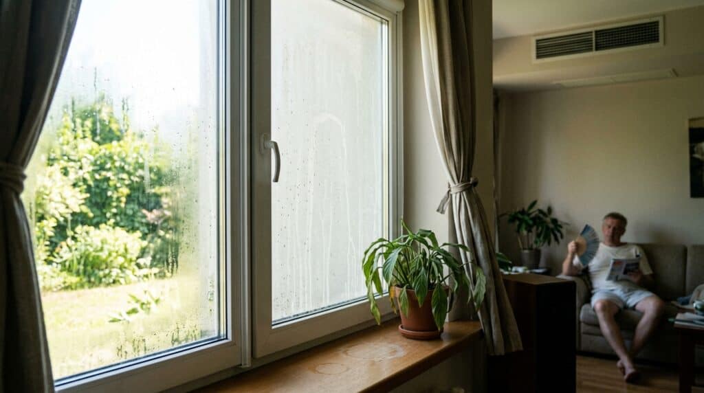 Higher indoor humidity