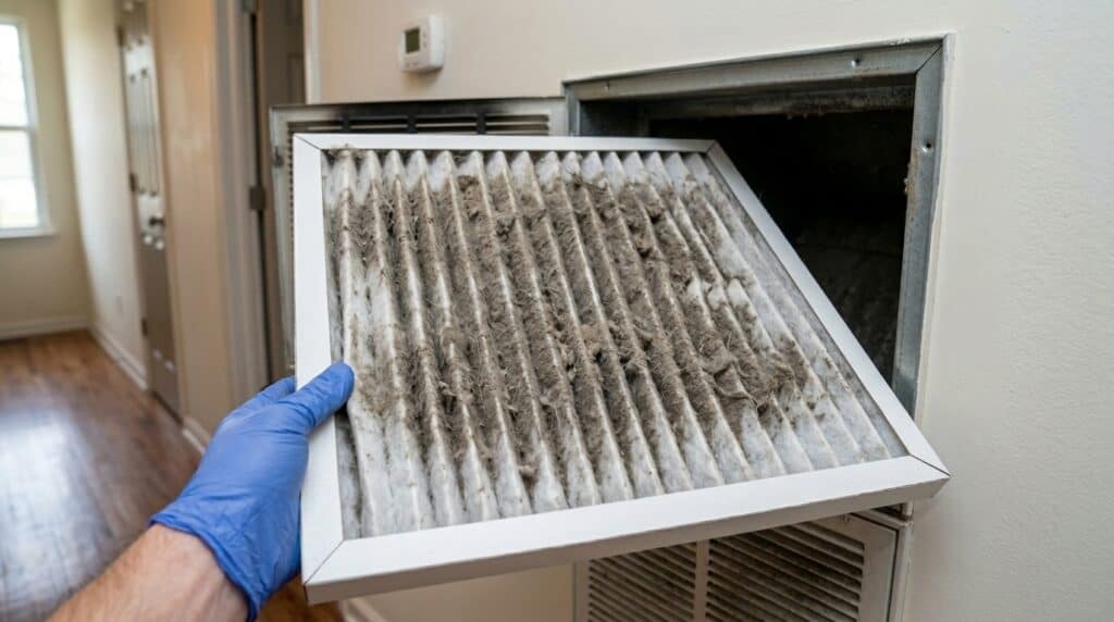 Dirty air filters