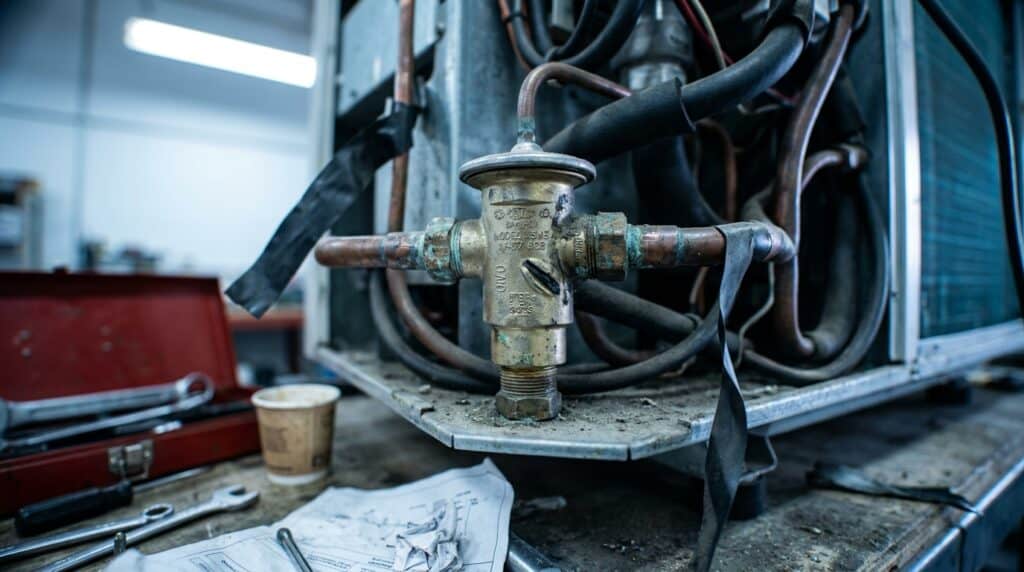 Faulty expansion valve