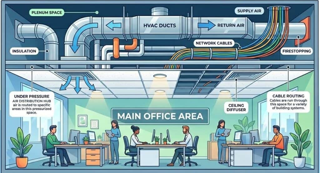 suppy plenum and return plenum
